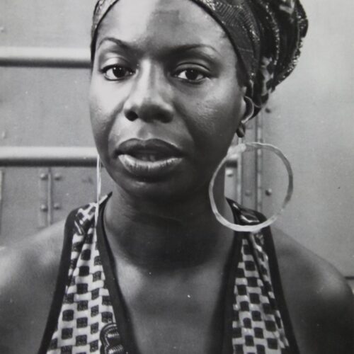 Vintage Nina Simone Poster – Soulful Black and White Icon Vibe | Great Gift picture