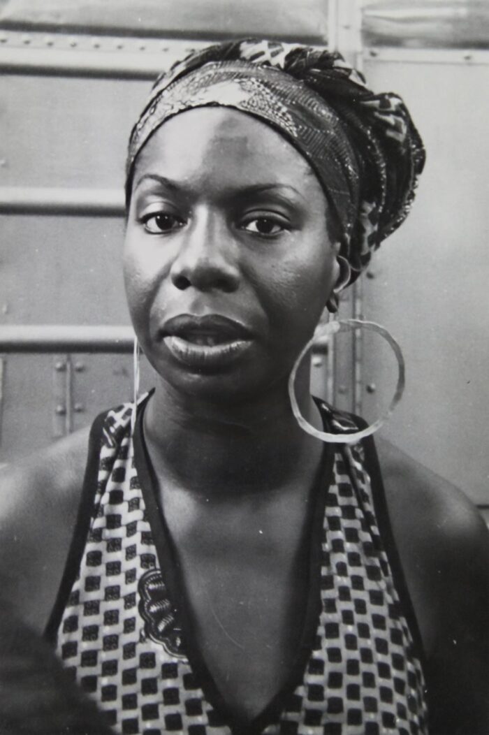 Vintage Nina Simone Poster – Soulful Black and White Icon Vibe | Great Gift picture