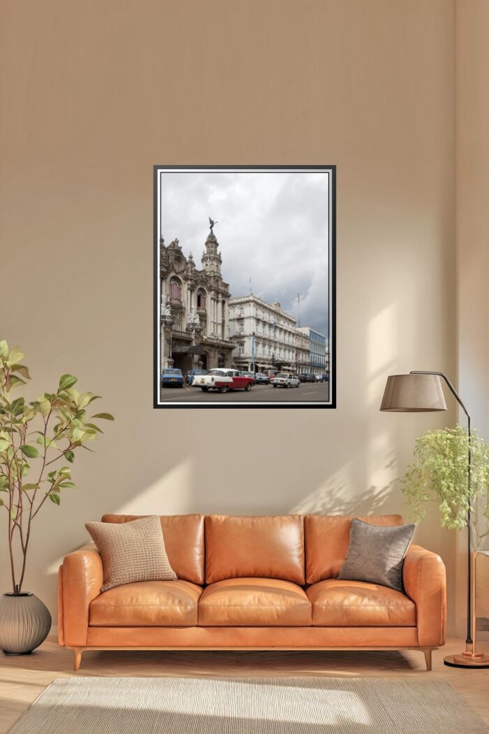 Vintage Realism Havana Street Poster – Classic Cuban Charm | Great Gift picture