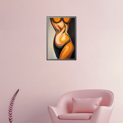Abstract Expressionist Piano Art Print - Music in Motion picture