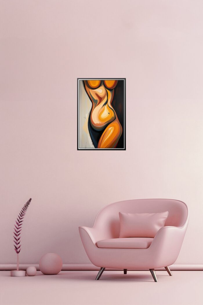Abstract Expressionist Piano Art Print - Music in Motion picture