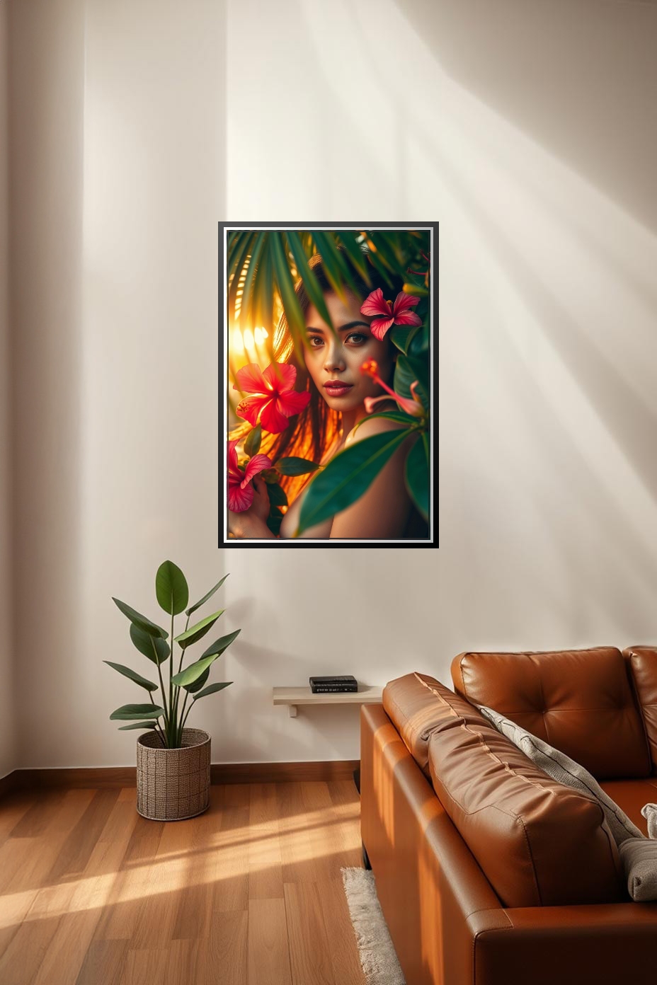 Passion Tropical Beauty Poster – Sunset Passion & Exotic Bloom | Great Gift picture
