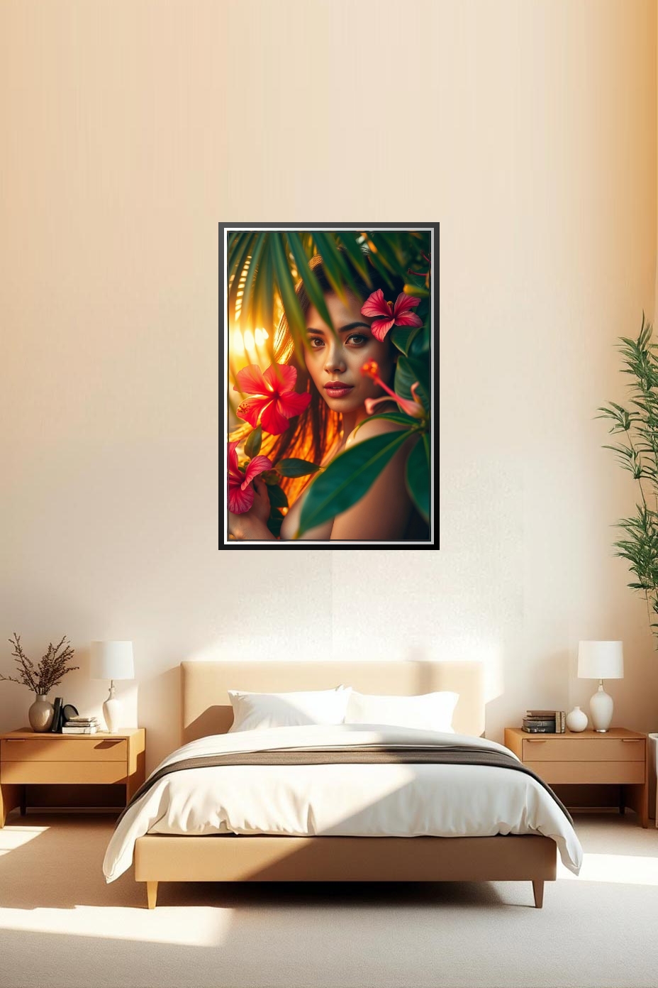 Passion Tropical Beauty Poster – Sunset Passion & Exotic Bloom | Great Gift picture