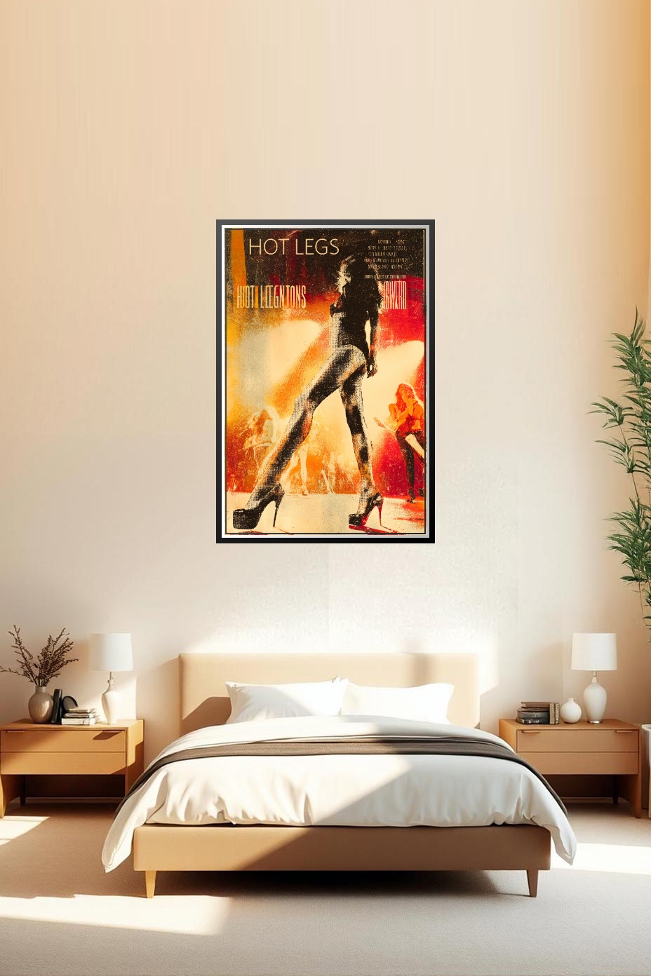 Pop Art Hot Legs Poster – Retro Rock Energy & Glamour | Great Gift picture