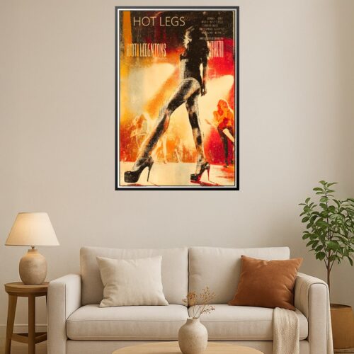 Pop Art Hot Legs Poster – Retro Rock Energy & Glamour | Great Gift picture