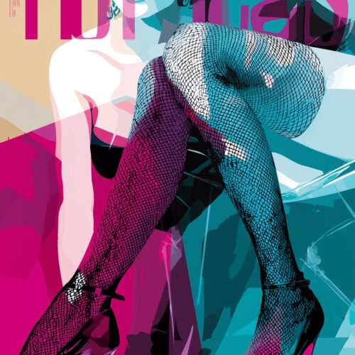 Pop Art Hot Legs Poster – Glam Seduction & Neon Chic | Great Gift picture