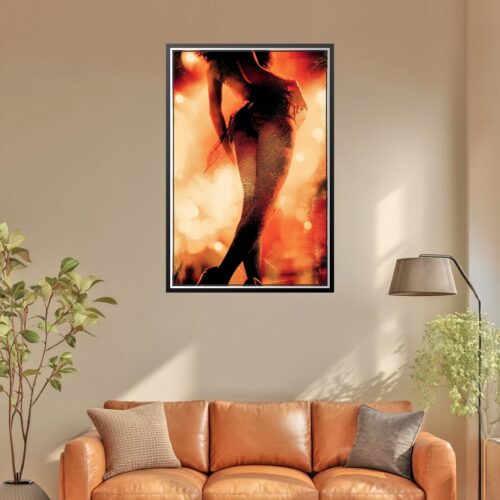 Hot Legs Poster – Glamorous Retro Style Inspired by Rod Stewart | Great Gift picture