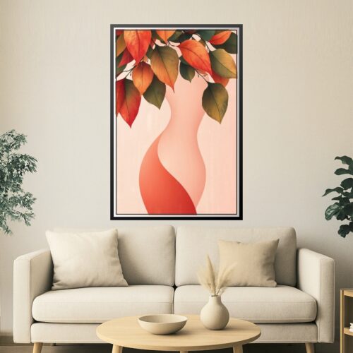 Minimalist Botanical Female Silhouette Poster – Soft, Earthy Elegance | Great Gift picture