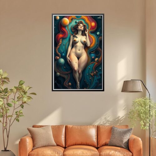 Surreal Fantasy Goddess Poster – Surrealism Art Print picture