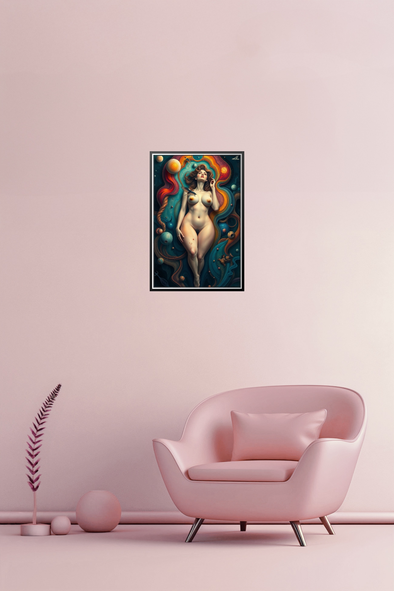 Surreal Fantasy Goddess Poster – Surrealism Art Print picture
