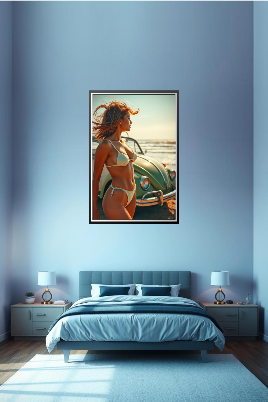 Beach Beauty Poster – Retro Summer Vibes | Great Gift picture