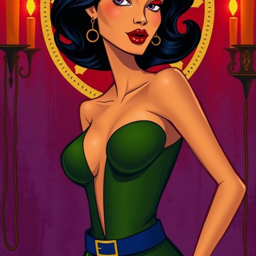 Pop Art Femme Fatale Poster – Bold Seductive Flair | Great Gift picture