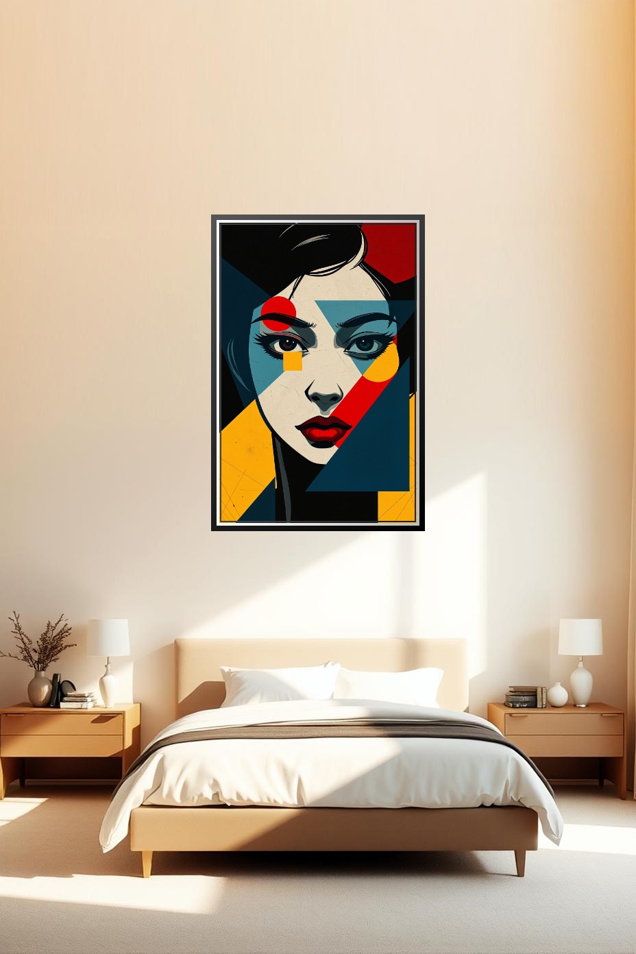 Bauhaus Portrait Poster – Bold Geometric Elegance | Great Gift picture