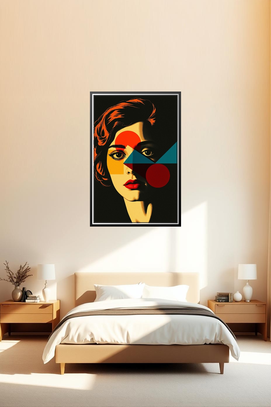 Bauhaus Portrait Poster – Bold Geometric Beauty | Great Gift picture