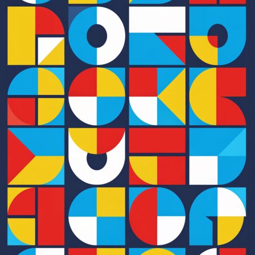 Bauhaus Shapes Poster – Bold Modern Geometry | Great Gift picture