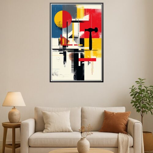 Bauhaus Tools Poster – Abstract Industrial Energy | Great Gift picture
