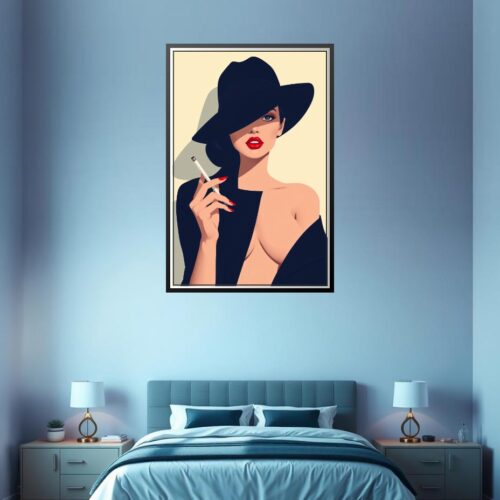 Glamour Art Poster – Seductive Modern Muse | Great Gift picture