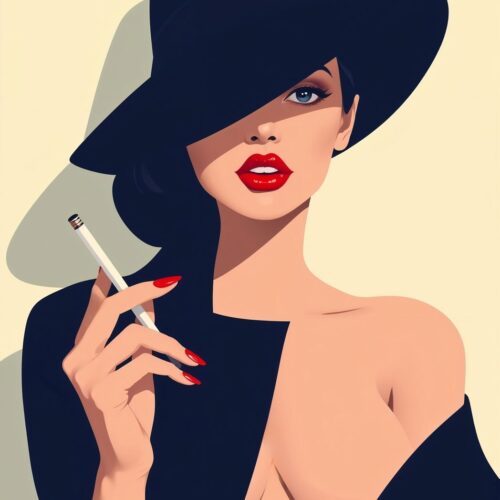 Glamour Art Poster – Seductive Modern Muse | Great Gift picture
