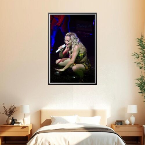 Pop Concert Rita Ora Live Poster – High-Energy Stage Moment | Great Gift picture