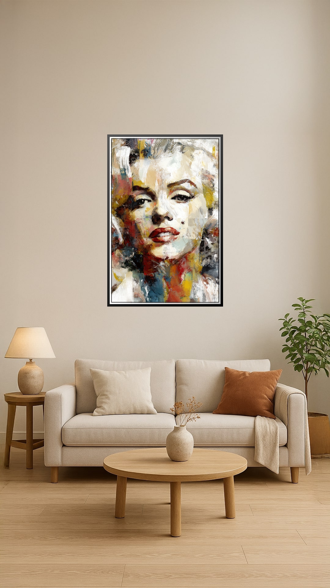 Abstract Marilyn Monroe Portrait Poster – Iconic Beauty Reimagined | Great Gift picture
