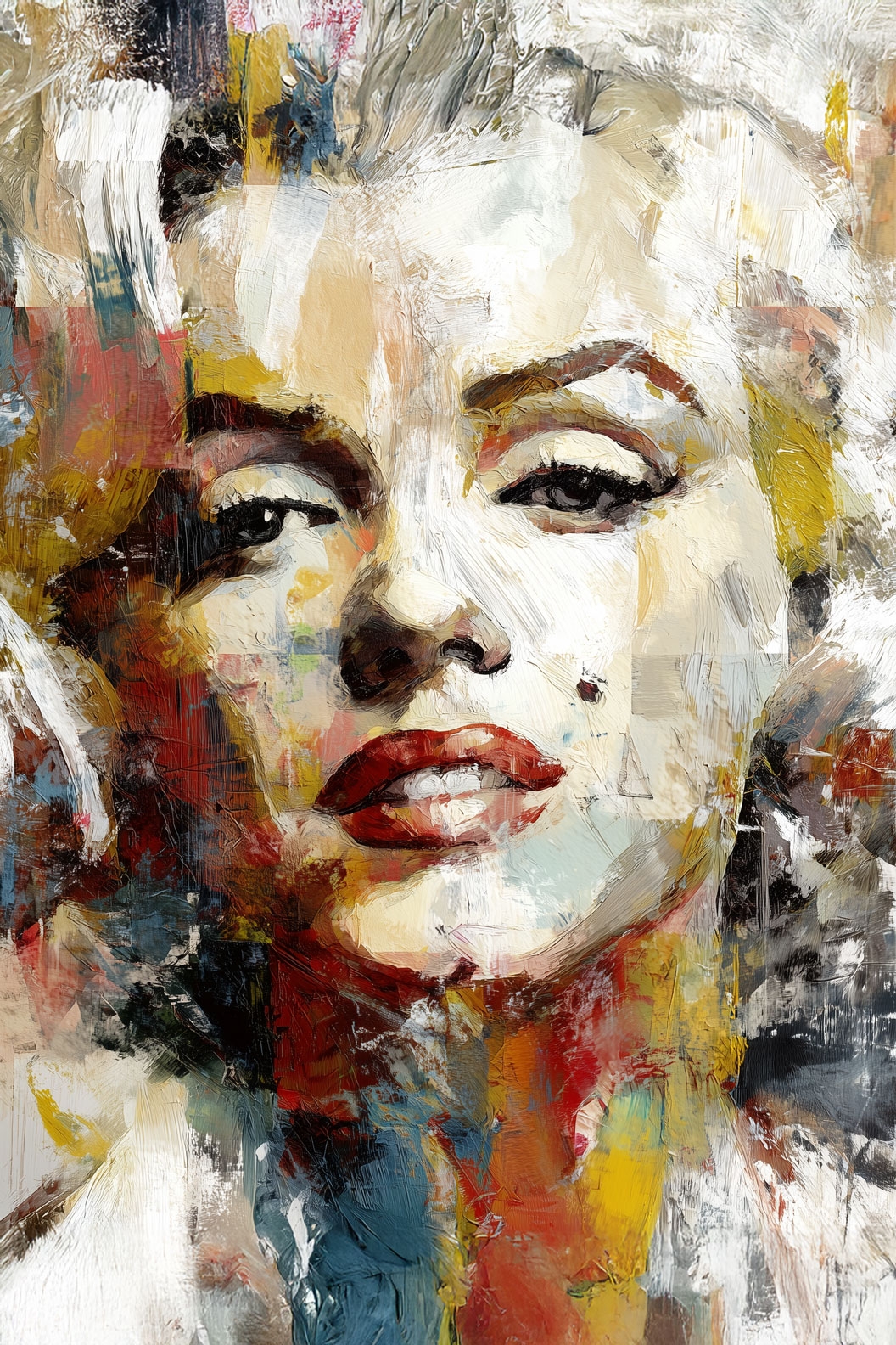 Abstract Marilyn Monroe Portrait Poster – Iconic Beauty Reimagined | Great Gift picture