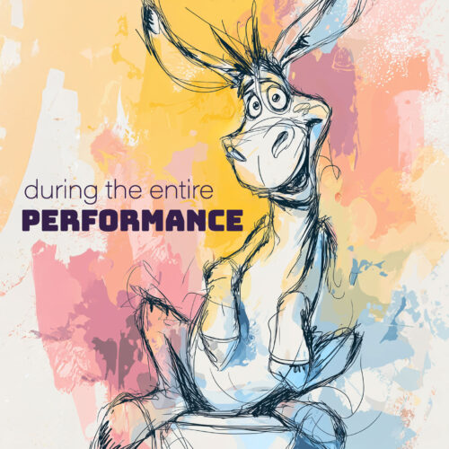 Funny Bathroom Donkey Poster – Please Remain Seated | Great Gift picture